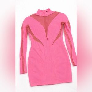 Mesh-paneled Mini Dress Mugler H&M Brand New
Pink -XLarge